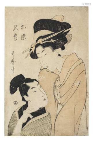 KITAGAWA UTAMARO (1753-1806) Edo period (1615-1868), late 18...