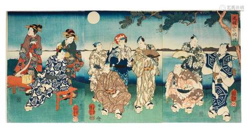 UTAGAWA KUNIYOSHI (1797-1861)  Edo period (1615-1868), circa...