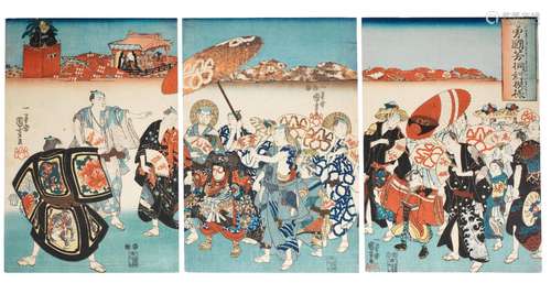 UTAGAWA KUNIYOSHI (1797-1861)  Edo period (1615-1868), circa...