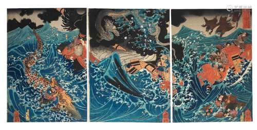 UTAGAWA KUNIYOSHI (1797-1861)  Edo period (1615-1868), circa...