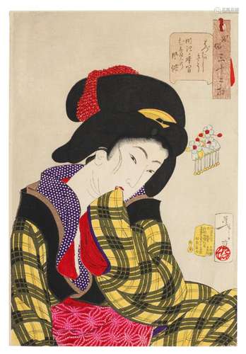 TSUKIOKA YOSHITOSHI (1839-1892) Meiji era (1868-1912), dated...