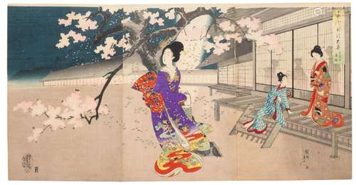 YOSHU CHIKANOBU (1838-1912)  Meiji era (1868-1912), 1894-189...