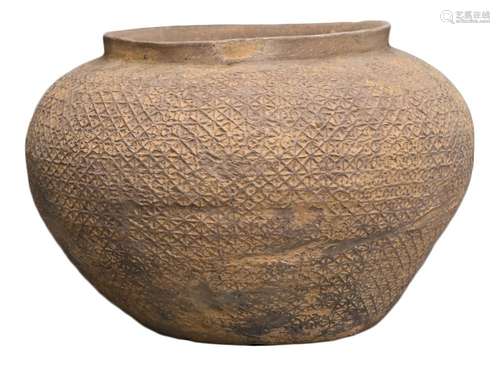 A CHINESE POTTERY VESSEL, WARRING STATES (476-221BC)