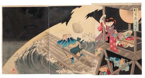 YOSHU CHIKANOBU (1838-1912)  Meiji era (1868-1912), late 19t...