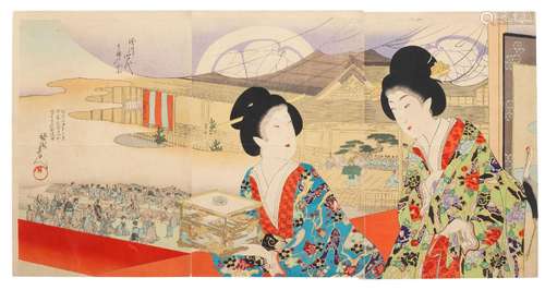 YOSHU CHIKANOBU (1838-1912)  Meiji era (1868-1912), late 19t...