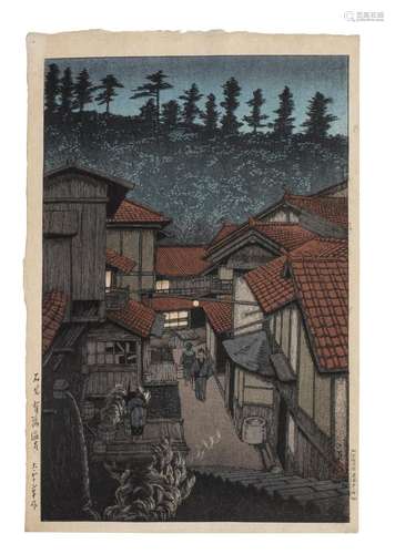 KAWASE HASUI (1883-1957) Taisho era (1912-1926), dated 1924