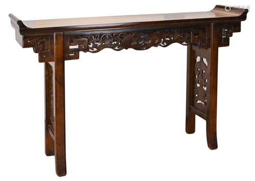 A CHINESE ELM ALTAR TABLE, 20TH CENTURY