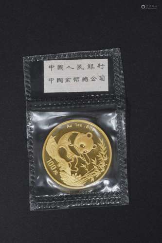 100元熊猫金币1994年 完全未使用 原包装未开封 1oz 31.10g