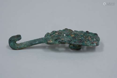 战汉时期 螭虎纹青铜带钩
