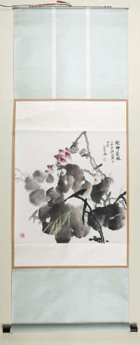 李荣海（b.1949)　2009年作 乾坤春风 设色纸本　立轴