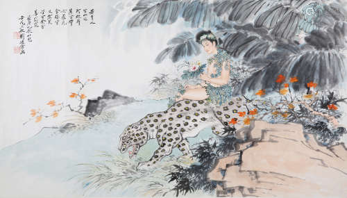 刘凌沧(1908-1989)　1982年作 九歌图 设色纸本　镜心