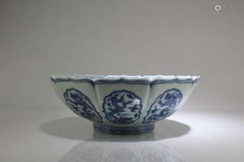 A Blue & White Porcelain Bowl