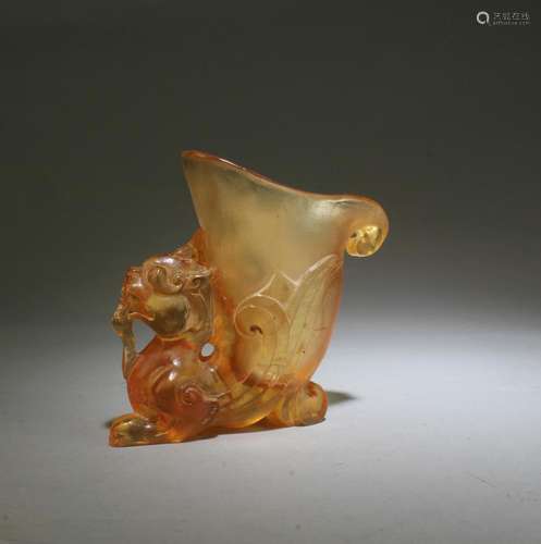 A Peking Glass Vessel