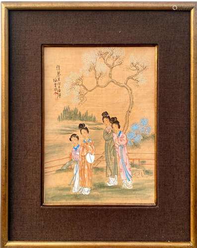 A Framed Chinese Painting