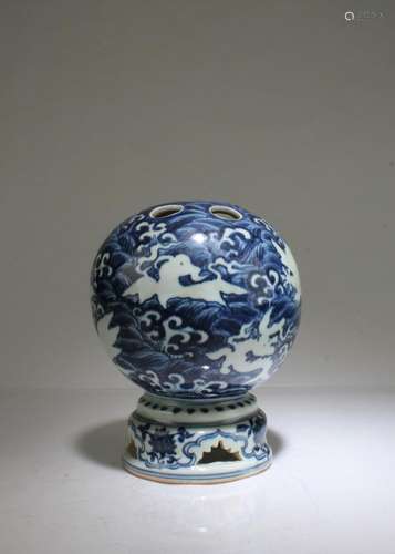 A Blue & White Porcelain Ornament