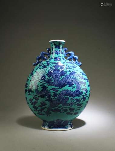 A Porcelain Moonflask Vase