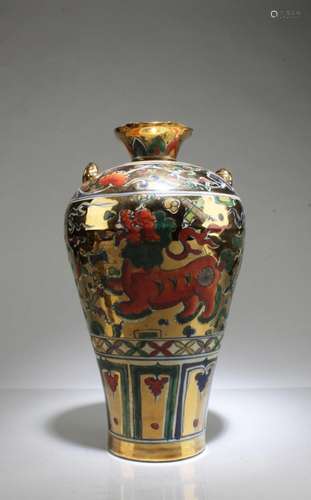 A Porcelain Meiping Vase