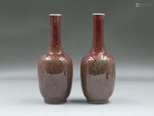 A Pair of Porcelain Vases