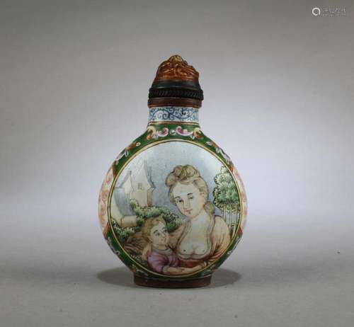 An Enamel Snuff Bottle