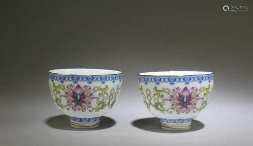 Two Porcelain Cups