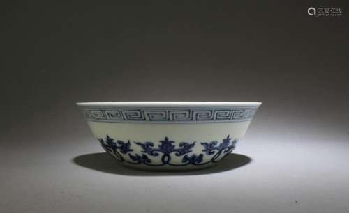 A Blue & White Porcelain Bowl