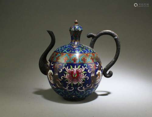 Antique Cloisonne Teapot