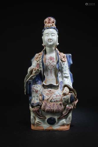 Chinese Porcelain Guanyin Statue