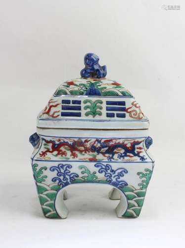 Chinese Porcelain Incense Burner