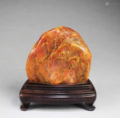 Chinese Carved Tianhuang Stone