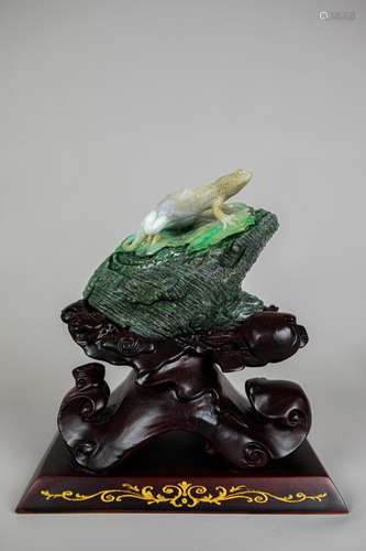 A Carved Jade Ornament