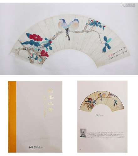 A Chinese bird-and-flower hanging scroll painting, Yu Feian ...