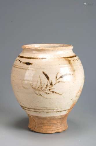 A Cizhou kiln porcelain jar