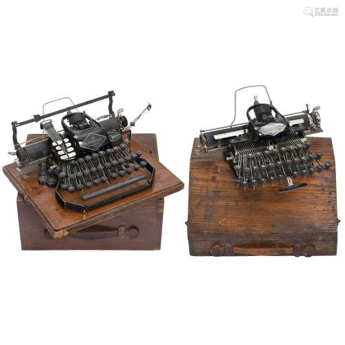 2 Blickensderfer Typewriters