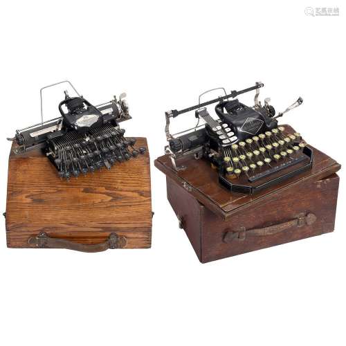 2 Blickensderfer Typewriters