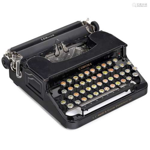 Animal Keyboard Corona Typewriter, c. 1936