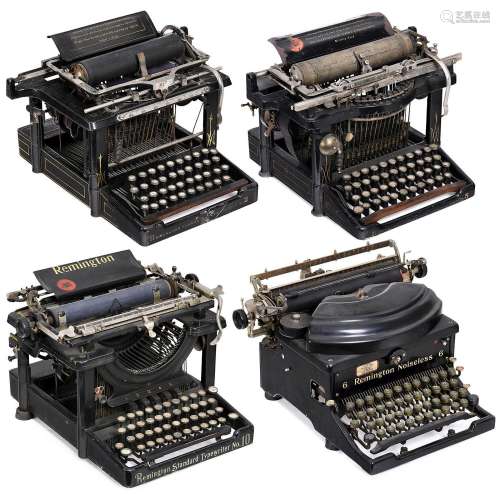 4 Remington Typewriters