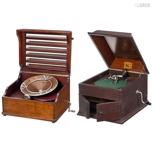 2 Table Gramophones