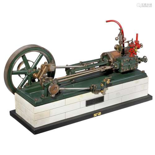 Working Model of a Wood & Co. Horizontal Single-Cylinder...