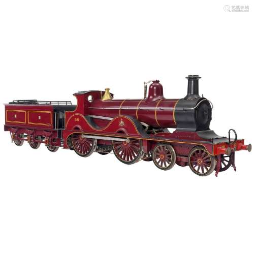 Well-Engineered 1-Inch Scale British Live-Steam Locomotive w...