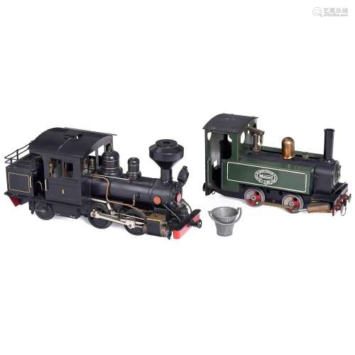 2 Live Steam Model Locomotives