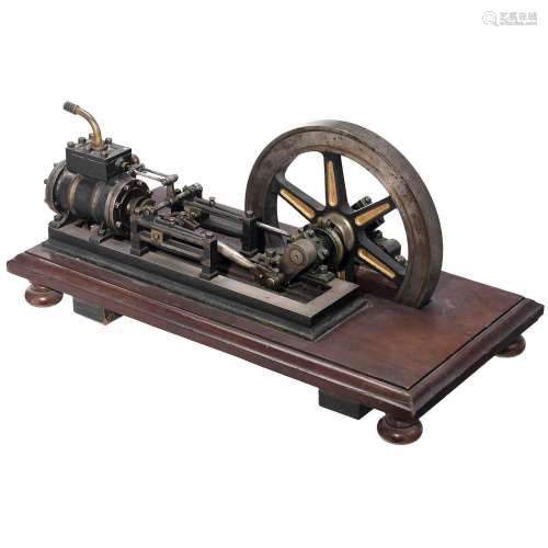 Model of a Live-Steam Single-Cylinder Horizontal Mill Engine...