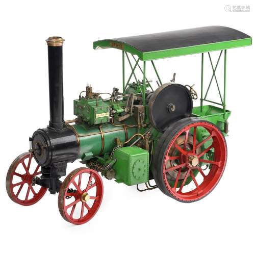 2-inch Scale Model of a Live-Steam Traction Engine "Jen...