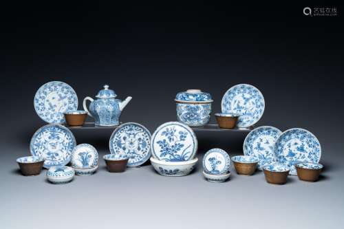 A collection of Chinese blue and white Ca Mau shipwreck porc...