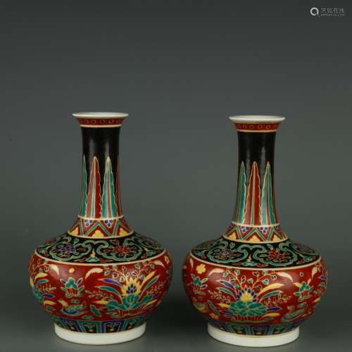 Chenghua Period of Chinese Ming Dynasty A Yellow Colorful FL...