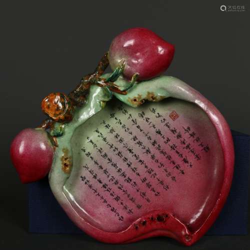 Qianlong Period of Chinese Qing Dynasty A Bionic Porcelain P...