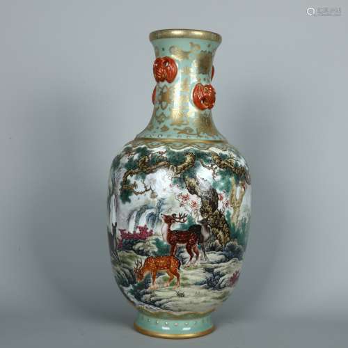 Qianlong Period of Chinese Qing Dynasty  Famille Rose Peach ...