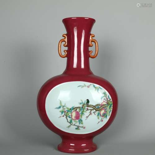 Qianlong Period of Chinese Qing Dynasty  Ink Color Dragon Pa...