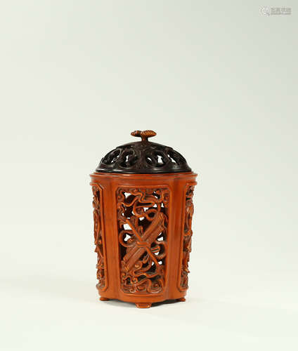 The Chinese Qing Dynasty【Boxwood·Aroma Burner 】