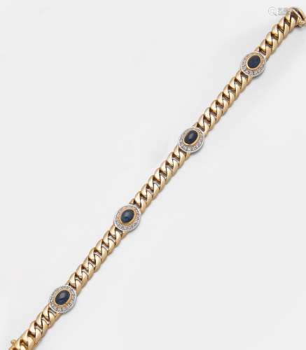 Klassisches Saphir-Armband