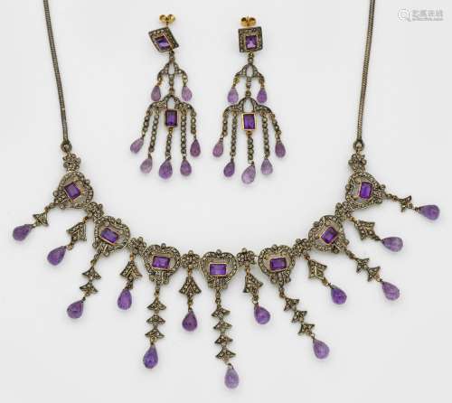 Belle Epoque Amethyst-Demi Parure